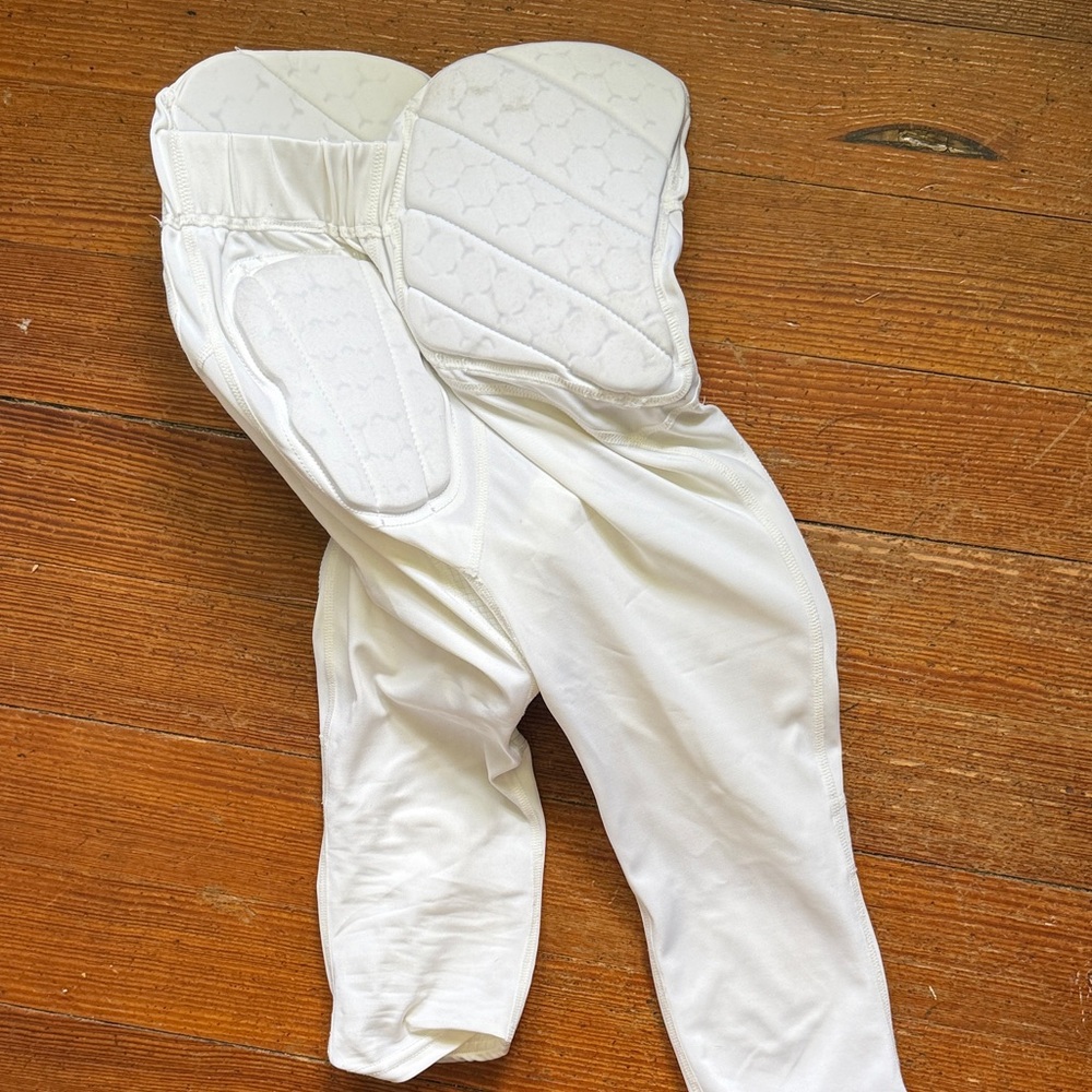 Under Armour youth small White Padded Sports Pants - Picture 5 of 6